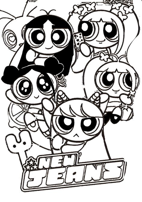 better Nana Coloring Page, Super Nana, Kpop Journal, Powerpuff Girl, Worth Quotes, Puff Girl, Coloring Pages For Girls, Kpop Posters, Art Drawings For Kids