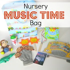 Your Crafty Friend: Nursery Music Time Bag Nursery Lesson Ideas, Nursery Education Ideas, Lds Nursery, Lds Music, Lds Primary Singing Time, Primary Presidency, Music For Toddlers, Nursery Songs, Primary Chorister