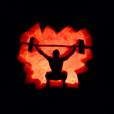 Gym Pumpkin Carving, Halloween Bootcamp Workout, Crossfit Halloween Workouts, Pumkin Carving Ideas Pregnant, Pumpkin Carving Pregnancy Ideas, Hallows Eve, Crossfit, Jack O Lantern, Pumpkin Carving