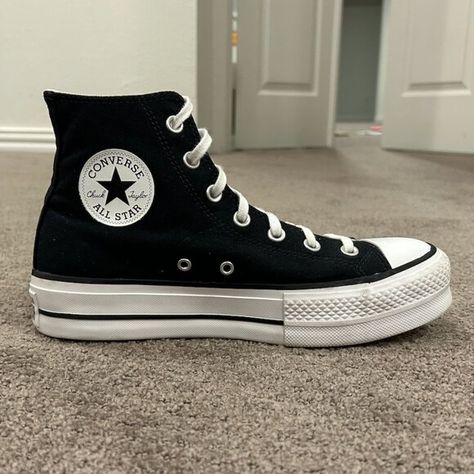 Chuck Taylor All Star Lift Platform Canvas Women's Shoe - Black Chuck Taylor All Star Lift, Black Shoes Women, Shoe Black, Chuck Taylor All Star, Converse Shoes, Chuck Taylor, Chuck Taylors, All Star, Converse