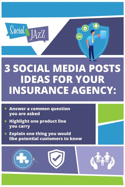 3 social media post ideas for your insurance agency. 1, answer common questions asked. 2, highlight one product line you carry. 3, explain one thing you wish potential customers knew. Social Media Automation, Insurance Marketing, Insurance Industry, Social Media Presence, Insurance Agency, Insurance Agent, Media Content, Social Media Posts, Social Media Content