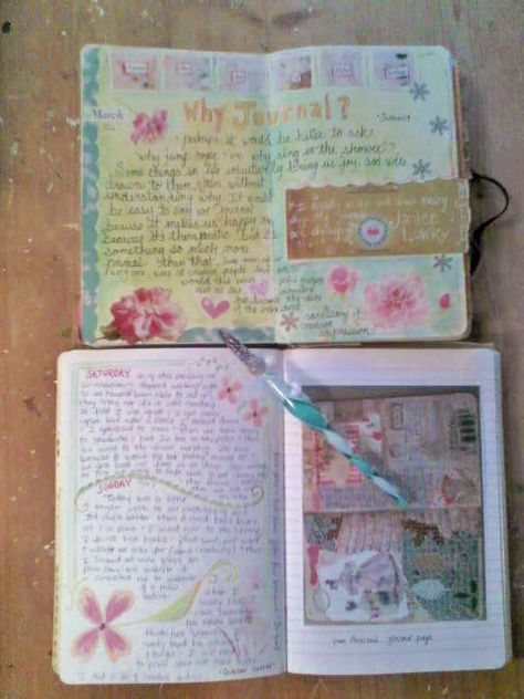 Journaling Flowers, No Ordinary Girl, Pretty Journals, Cute Journals, Diary Ideas, Painted Flower, Journal Inspo, Journal Aesthetic, Diy Journal