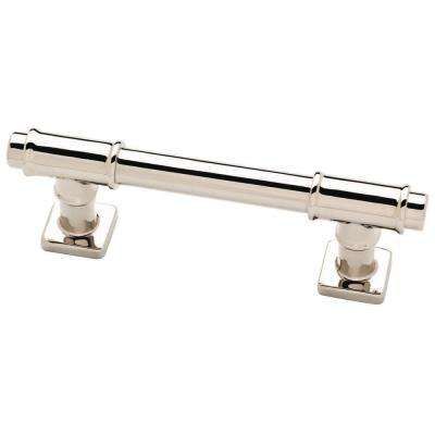 3 in. (76mm) Polished Nickel Soho Cabinet Pull Cabinet Bar, Bathroom Cabinetry, Dark Wood Stain, Kitchen Hardware, Nickel Hardware, Cabinet And Drawer Pulls, Decorative Hardware, Bar Cabinet, Cabinet Drawers