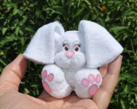 Baby Washcloth Elephant WashAgami ™ Diaper Cake Topper | Etsy Washcloth Bunny, Baby Washcloth Animals, Washcloth Elephant, Washcloth Animals, Towel Origami, Washcloth Crafts, Towel Cakes, Towel Animals, Nappy Cakes