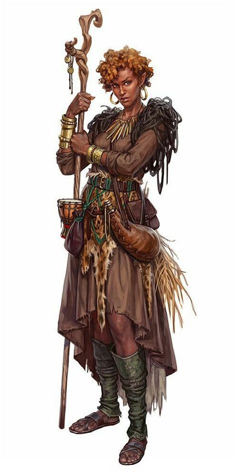 Female Half-Elf Druid or Shaman - Pathfinder PFRPG DND D&D 3.5 5th ed d20 fantasy Weiblicher Elf, Light Armor, Dnd Druid, Half Elf, Elf Druid, Dark Sun, Female Elf, Heroic Fantasy, Wood Elf