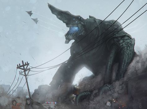 Knifehead by EdwardDelandreArt Pacific Rim Fanart, Giant Monsters, Pacific Rim, I Forgot, To Draw, Deviantart