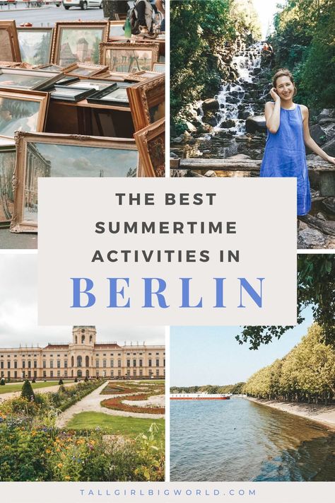 Here are the top things to do in Berlin in summer. summertime in Berlin | summer activities in Berlin | free things to do in Berlin in summer | places to visit in Berlin in summer | what to do in Berlin in summer | things to see in Berlin in summer | summer in Berlin attractions | summer in Berlin local travel tips | summer in Berlin local travel guide | #Berlin #Germany What To Do In Berlin, Berlin Summer, Things To Do In Berlin, Sunday Activities, Summer Travel Destinations, Berlin Travel, Destination Voyage, Canoe And Kayak, Tall Girl