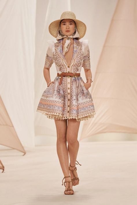 Zimmermann Resort 2023 Collection | Vogue Zimmerman Resort, Zimmermann Resort, Dresses 50s, Resort 23, Knotted Rope, 2023 Fashion Trends, Vintage Dresses 50s, Resort 2023, Resort Fashion