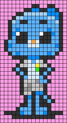 Wednesday Pixel Art, Big Pixel Art, Pixel Art Cartoon, Funny Pixel Art, Pixel Cartoon, Cat Pixel Art, Piskel Art, Pixel Beads, Easy Perler Beads Ideas