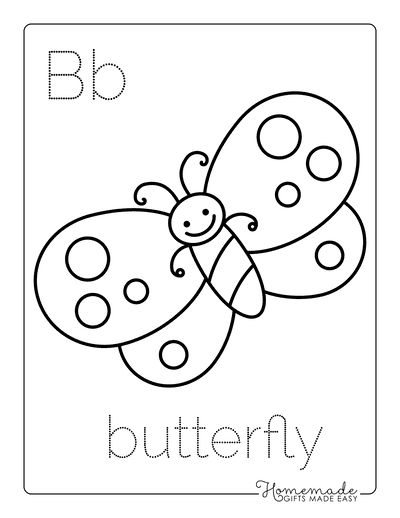 B For Butterfly Craft, Butterfly Coloring Sheet, Butterfly Activities For Toddlers, B For Butterfly, Butterfly Coloring Pages Free Printable, Butterfly Pictures To Color, Butterfly Preschool, B Is For Butterfly, Toddler Coloring Pages