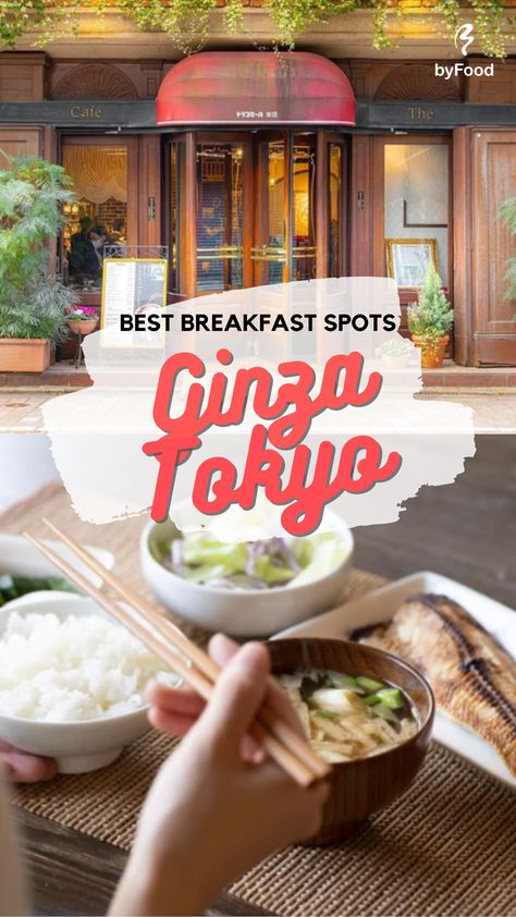 Tokyo has a huge range of cafes and breakfast places, and Ginza is no exception. From a bite of nostalgia in a retro aesthetic setting to a European-style eatery to savor your breakfast experience—this list has you covered. #Japanbyfood #Tokyo #Ginza #Japanesefood #東京　＃銀座 Tokyo Cafe Aesthetic, Breakfast In Tokyo, Best Restaurants In Tokyo, Japanese Breakfast Traditional, Tokyo Restaurants, Tokyo Cafe, Tokyo Ginza, Places In Tokyo, Pancake Cafe