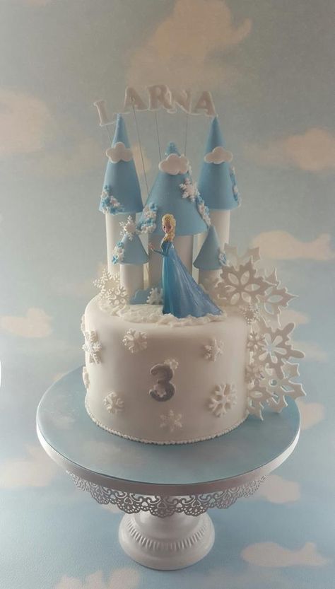 Frozen Princess Birthday Cake, Frozen Castle Birthday Cake, Elsa Castle Cake, Princess Castle Cake Topper, Elsa Pasta, Frozen Prince, Frozen Castle Cake, Elsa Torte, Frozen Birthday Party Cake