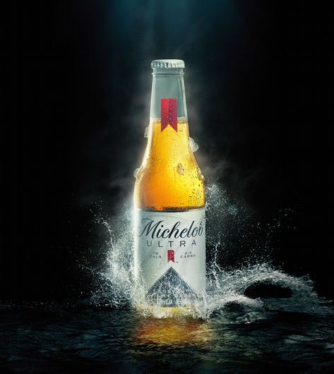 Michelob Ultra - Conceito on Behance Michelob Ultra Beer, Beer Pack, Beer Ad, Beer Poster, Photography Advertising, Michelob Ultra, Adobe Photoshop Lightroom, Best Beer, Advertising Photography