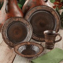 Cheyenne Ranch Dinnerware - OUT OF STOCK Western Style Kitchen, Western Dinnerware, Western Kitchen Decor, Western Dishes, Rustic Dinnerware, Western Kitchen, Western Bedding, Cowboy Decorations, Western Furniture