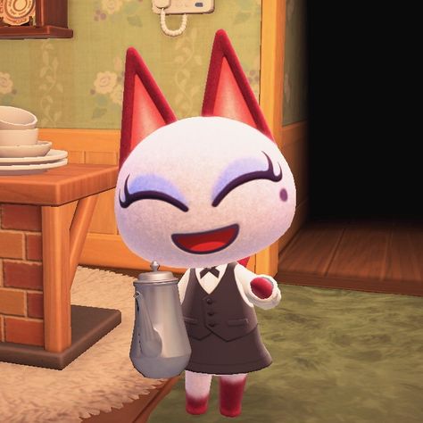 Acnh Pfps, Olivia Animal Crossing, Animal Crossing Pfp, Acnh Aesthetics, Acnh Icons, Animal Crossing Cats, Leaf Animals, Nap Pillow, Animal Crossing Wild World