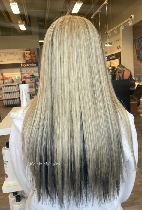 Baby sliced & level 3 coloured Underpanel REDKEN Flash lift 20vol / Olaplex Shades EQ 010N + 09P Shades, Long Hair Styles, Hair Styles, Hair, Beauty, Color