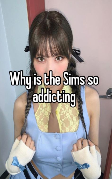 #momo #sims Sims 4 Whispers, Sims4 Memes, The Sims Memes Funny, Funny Sims 4 Memes, Sims Cheats, Whisper Memes Lana Del Rey, Ts4 Cc, Sims Hair, Sims 4 Mods Clothes