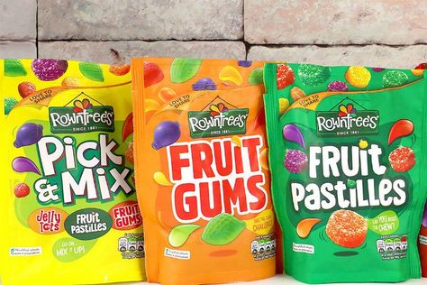 Nestlé's historic Rowntree’s brand gets a new look for 2019 while Randoms range expands Gummy Packaging Ideas, Jelly Packaging, Gummies Packaging, Fruit Candy Packaging, Fruit Candy Packaging Design, Mango Candy Packaging, Gummy Candy Packaging Design, Gummy Bear Packaging, Fruit Pastilles