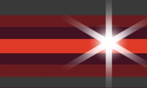 a flag with seven stripes, top to bottom, grey,maroon, burgundy, candy red, burgundy, maroon, grey,

theres a light/sparkle to represent the flash in him and the cats eye Demon Xenogenders, Spirit Phone, Non Gender, Xeno Hoard, Xenogender Hoard, Gender Pronouns, Taurus Moon, Lemon Demon, Funky Music