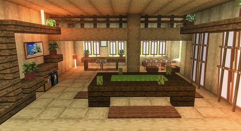 Minecraft Interior Design Ideas, Chalet Minecraft, Japanese House Interior, Mansion Minecraft, Interior Design Minecraft, Minecraft House Interior, Minecraft Japanese House, Minecraft Houses Interior, Interior Minecraft