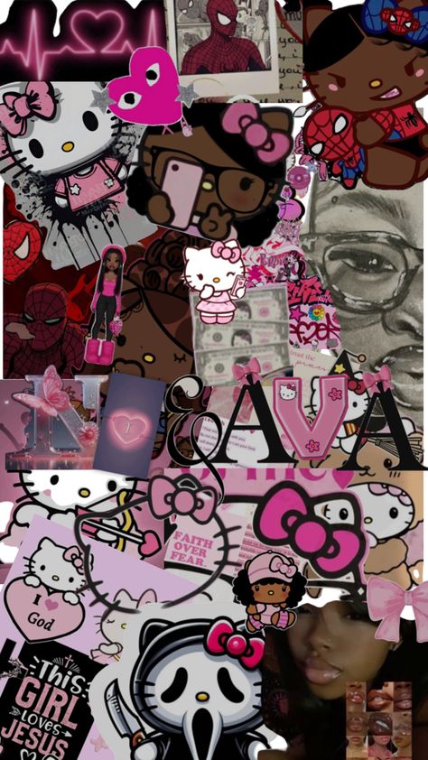 Aa Wallpaper Backgrounds Y2k Hello Kitty, Hello Kitty Pictures Y2k Wallpaper, Cute Wallpapers Hello Kitty Y2k, Walpapers Aestethic Y2k, Pics To Put On Your Wall, Ipad Baddie Wallpaper, Cool Hello Kitty Wallpaper, Hello Kitty Wallpaper Collage, Baddie Hello Kitty Wallpaper