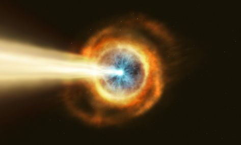 Gamma-ray burst produces the most energetic light ever recorded Gamma Ray Burst, Explosion Wallpaper, Quantum Mechanics Physics, Astronomy Club, Physics World, Telescope Hubble, Gamma Rays, Hubble Space Telescope Images, White Hole