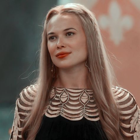 Greer Reign Icon, Lannister Face Claim, Greer Reign, Reign Series, Celina Sinden, Secondary Characters, House Lannister, Fantasy Universe, Crystal Reed