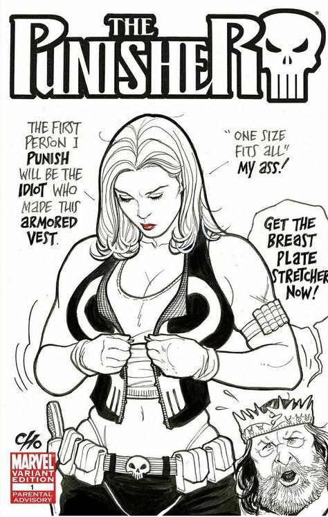 Frank Cho Art, Blank Comic Book, Book Sketch, Sketch Cover, The Maxx, Frank Cho, Comic Book Artwork, The Punisher, Portrait Cartoon