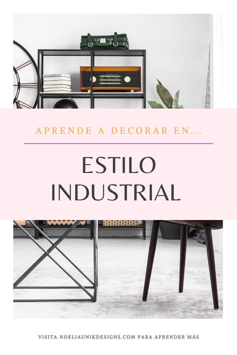 Living Estilo Industrial, Salon Estilo Industrial, Mix Media, Folding Table, Interior Design, Furniture, Color, Home Decor, Design