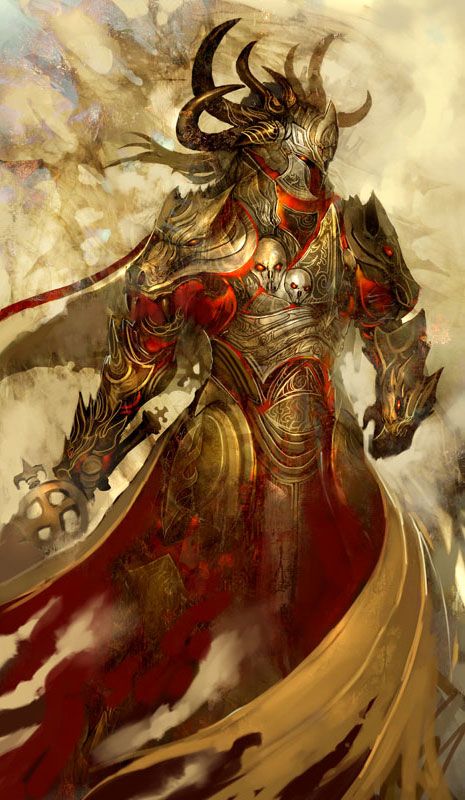 Balthazar Concept Guild Wars 2, Heroic Fantasy, Guild Wars, 다크 판타지, Fantasy Armor, Digital Art Illustration, Armor Concept, Fantasy Warrior, Arte Fantasy