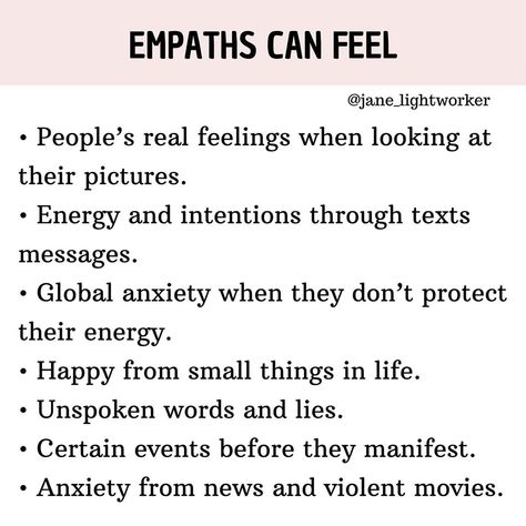 Energy Healer & Expert on Instagram: “Being a super feeler may seem like the world is crushing you. Too much input can easily overwhelm you. I know these times can be even…” Empath Energy, Empath Traits, Empath Abilities, Intuitive Empath, Unspoken Words, Infj Personality, Energy Healer, Mental And Emotional Health, Empath