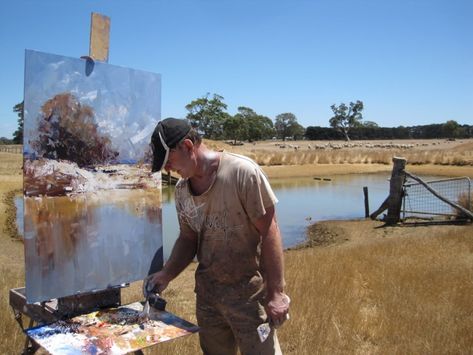 Studio Ken Knight, Thick Paint, Australian Painters, Landscape Art Painting, Night Landscape, Knight Art, Popular Artists, Plein Air Paintings, Artist Statement