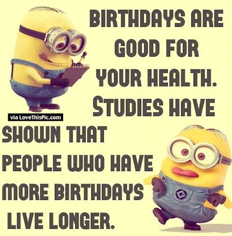 Happy Birthday Humorous, Minion Humour, Minion Characters, Happy Birthday Minions, Funny Happy Birthday Wishes, Birthday Quotes For Him, Happy Birthday Friend, A Minion, Happy Birthday Quotes Funny