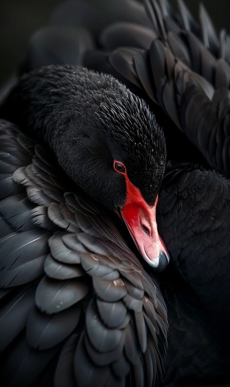 Swans Aesthetic, Black Swan Animal, Black Swan Bird, Swan Animal, Black Swans, Swan Bird, Swans Art, Water Birds, Water Signs