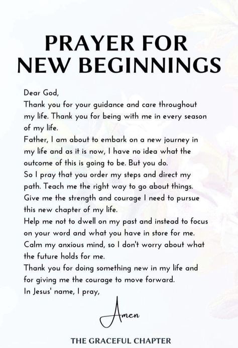 Prayer For New Beginnings, Prayer For Guidance, Personal Prayer, Morning Prayer Quotes, Everyday Prayers, Christian Quotes Prayer, Good Prayers, Prayer Verses, Verses Quotes