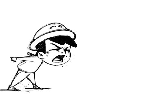 Angry Expression, Cartoon Expression, Angry Child, Angry Women, Illustration Art Kids, Man Sketch, Character Graphic, Cartoon Sketches, Boy Character