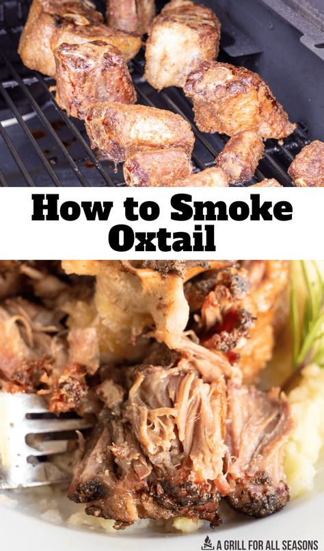 Grilled Oxtails, Smoked Oxtail Recipes, Smoked Oxtails, Cooking Oxtails, Ox Tails, Smoked Jerky, Beef Oxtail, Oxtail Recipe, Ox Tail