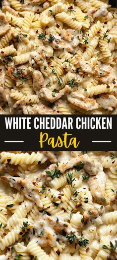 Pasta And Grilled Chicken Recipes, White Cheddar Chicken Pasta Recipe, White Meat Recipes Healthy, Easy Healthy Meals That Taste Good, Recipes With White Cheddar, Cheap Healthy Skillet Meals, Dinner Recipes Fast And Easy, Fall Dinner Recipes Pasta, Parmasean Chicken Pasta Recipes