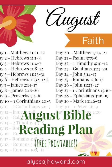 The Bible has a lot to teach us about faith in Jesus. So be sure to check out this month's free printable Bible reading plan where we dive into lessons and stories all about faith. August Bible Reading, Scripture Plans, Bible Writing, Scripture Writing Plans, Scripture Writing, Writing Plan, Quotes Arabic, Bible Study Plans, Bible Study Tips