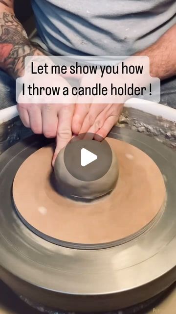 IKKAI Ceramics by Abel Pepping on Instagram: "So this week I’ve been throwing some candle holders…. Sorry I don’t yet have a pic of the finished product yet  but you will just have to wait till next week.   #handmadecandleholder #ceramiccandleholder #candlebowl #throwingceramics #wheelthrownpottery #potterycandleholder #keramiek #earthenware #aardewerkkaarsenhouder" Wheel Thrown Pottery Candle Holders, Wheel Thrown Candle Holder, Beginner Pottery Wheel Projects Ideas, Ceramic Candle Holders Handmade, Candle Holder Clay Diy, Easy Pottery Wheel Projects, Throwing On The Wheel, Pottery Candle Holders Ideas, Ceramic Tealight Holder