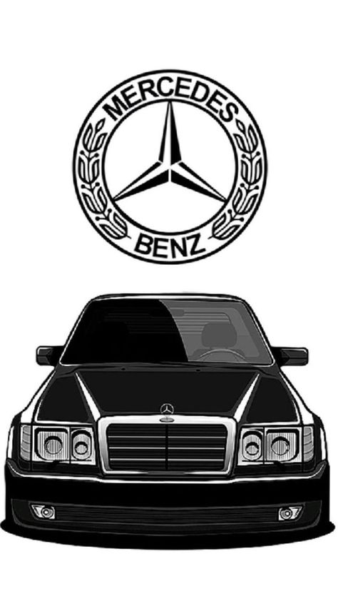 mercedes classe Wallpaper For Phone, Benz Amg, Wallpaper Art, Art Artwork, Mercedes Benz, Black White, Cars, Black