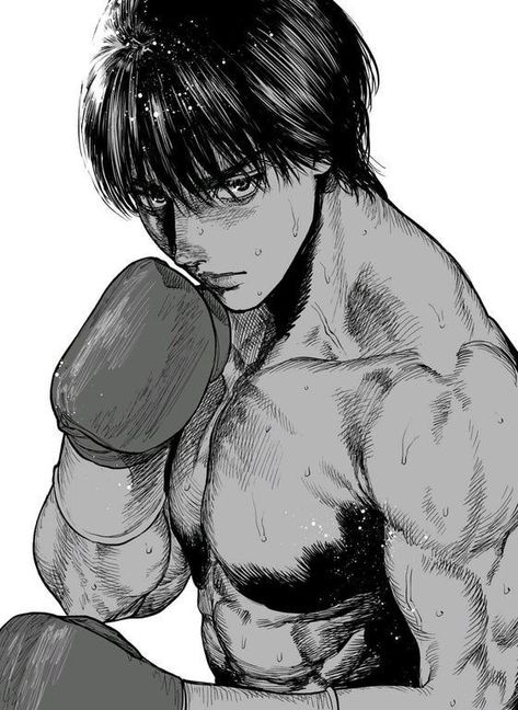 Ichiro Miyata Box Manga, Hajime No Ippo, Art Tutorials Drawing, Anime Artwork, Manga Drawing, Manga Comics, Art Reference Photos, Art Reference Poses, 그림 그리기