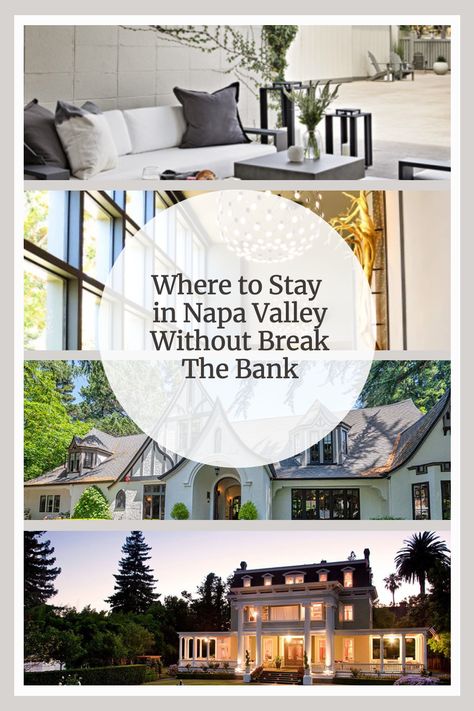 If you're looking for a place to stay in Napa Valley on a budget, there are plenty of options. Here are a few of the best places to stay in Napa Valley without breaking the bank. Where To Stay In Napa, Napa Hotels, Where To Stay In Napa Valley, Napa Valley Bachelorette, Napa Valley Honeymoon, Nappa Valley, Napa Valley Resorts, Napa Valley Hotels, Unique Resorts