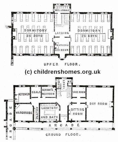 Orphanage Layout Bloxburg, Asylum Floor Plans, Orphanage Floor Plan, Bloxburg Asylum, Bloxburg Orphanage Layout, Orphanage Layout, Haunted Orphanage, Sims 4 Orphanage, Orphanage Design