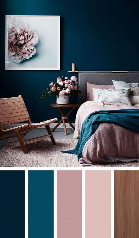 Lilac Bedroom, Small Basement Remodeling, Beautiful Bedroom Colors, Moody Bedroom, Living Room Color Schemes, Bedroom Decorating Ideas, Luxurious Bedroom, Bedroom Color, Room Color Schemes