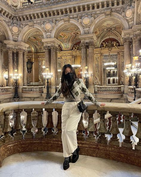 Opera Outfit Ideas, Opera Outfit, Opera Night, Opera Garnier Paris, Opera Garnier, Travel Album, Winter Outfit Ideas, Paris Outfits, The Opera