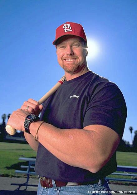 Mark Mcgwire Mark Mcgwire, Open Quotes, Sports Figures, Bearded Men, Baseball, Celebrities, Sports, Mens Tops, Mens Tshirts