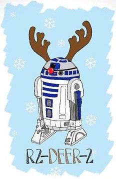 R2d2 Funny, Star Wars Christmas Card, Star Wars Christmas Cards, Christmas Card For Boyfriend, Boyfriend Christmas Card, Christmas Card Funny, Star Wars Crafts, Star Wars R2d2, Star Wars Drawings