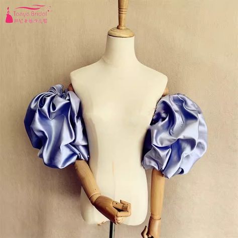 Satin Puffy Detachable Sleeves For Evening Dress Arm Covering Decoration Lady Party Accessories - AliExpress 320 Detachable Sleeves, Ladies Party, Party Accessories, Evening Dress, Evening Dresses, Satin, Better Living, Quick Saves