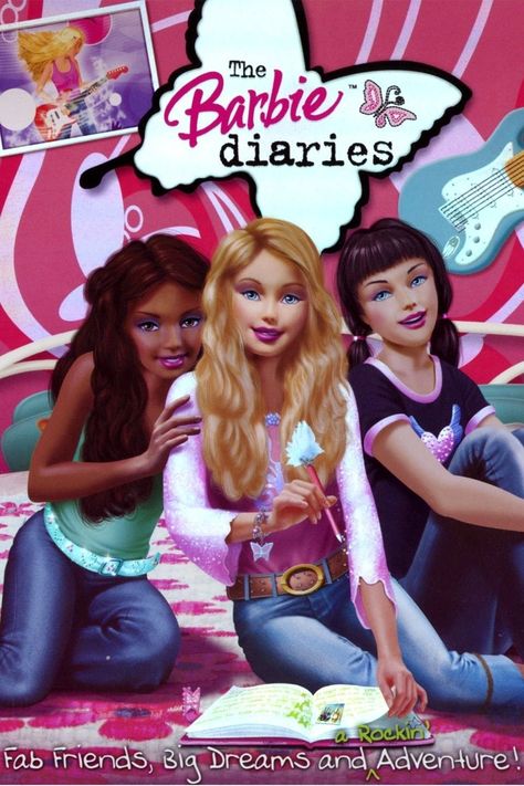 The Barbie Diaries (2006) The Barbie Diaries, Barbie Diaries, Diary Movie, School Diary, Childhood Memories 2000, Morning Cartoon, Dancing Gif, Walt Disney Pictures, Barbie Princess